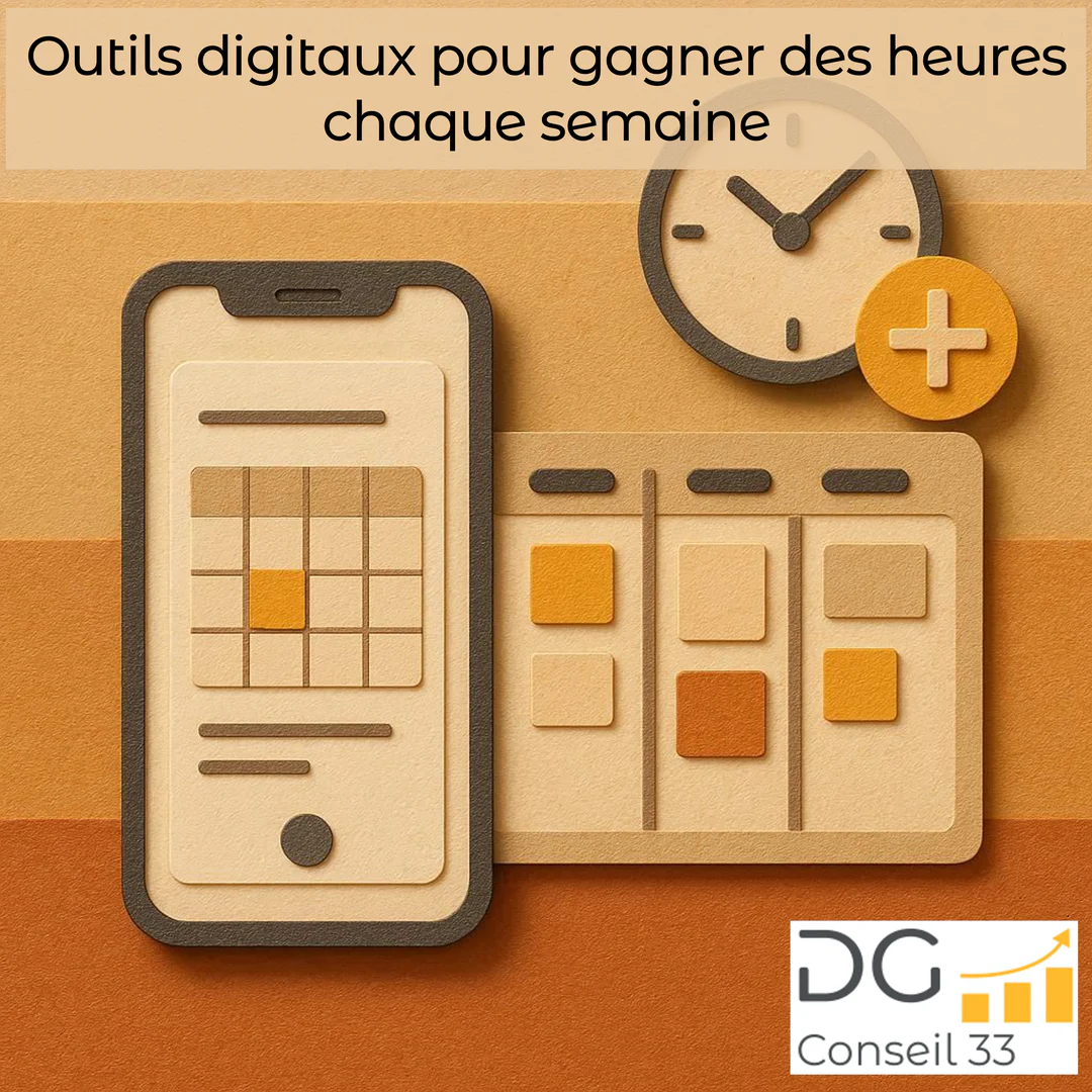 illustration outils digitaux pour le pilotage d’entreprise et le conseil en gestion avec dg conseil 33 rivalis bordeaux gironde