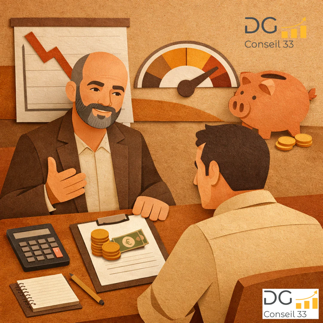 conseiller DG Conseil 33 accompagne dirigeant TPE analyse trésorerie dividendes tableau bord amélioration rentabilité Bordeaux conseil gestion conseiller DG Conseil 33 accompagne dirigeant TPE analyse trésorerie dividendes tableau bord amélioration rentabilité Bordeaux conseil gestion